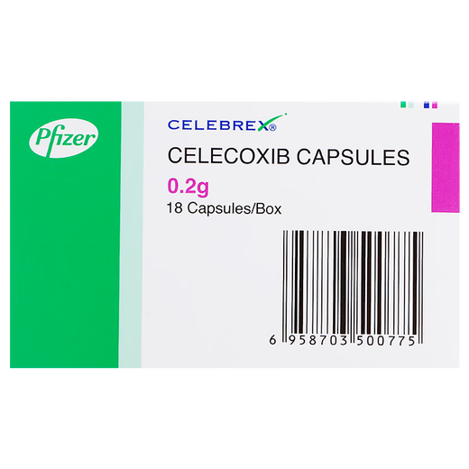 Celebrex Celecoxib Capsules 0.2g*18 capsules 1 box