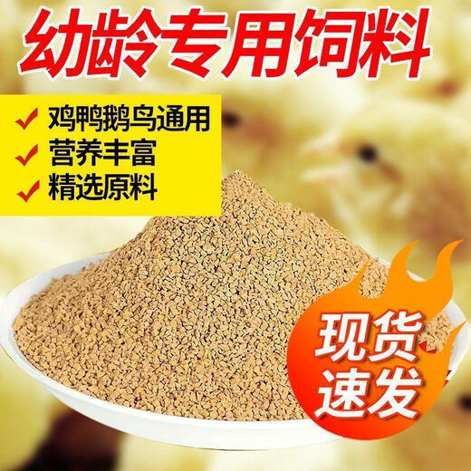 Chick feed high protein nutritional material medium large chicken egg cub feed wholesale feed manufacturer direct sales duck and goose general broken small particles 5Jin Jin is equal to 0.5 kg