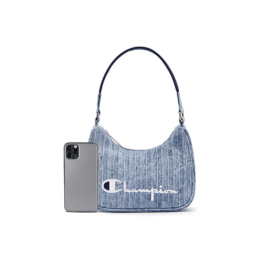 Champion美国冠军2025新款单肩包女男 潮流休闲时尚腋下包25FWG85 浅蓝 