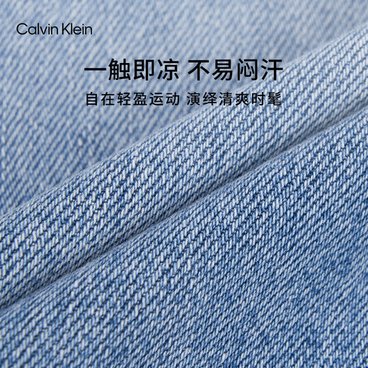 Calvin KleinJeans【凉感】【复刻90系列】25春夏女ck复古直筒牛仔裤47AB719