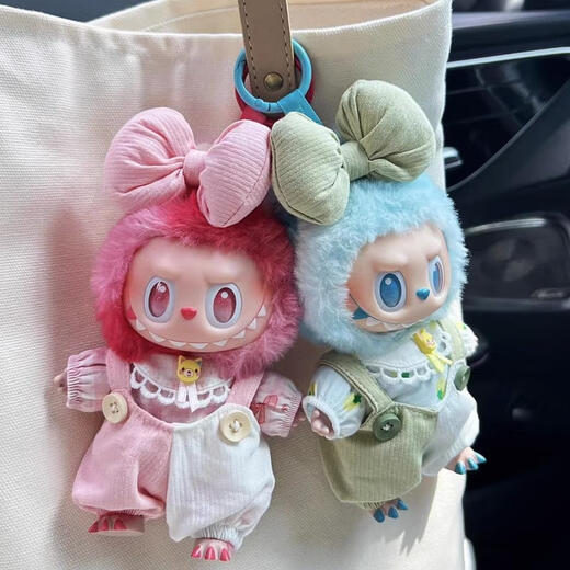 泡泡玛特前方高能三代拉布布衣服幸运labubu3.0娃衣 一代三代着替 紫色蝴蝶仙子裙2件套+白公主鞋+ 仅娃衣不含公仔适合一代三代拉