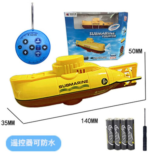 Jouet sous-marin télécommandé Simulate Shark Yacht Mini Camera sous-marin Macaron Blue (quatre canaux) Standard: Batterie + Tournevis