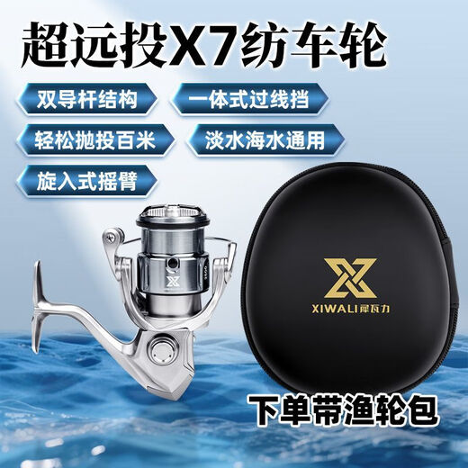 SHIMANO (SHIMANO) Super long-range casting lure spinning wheel high-speed ratio double guide rod integrated conductor single rocker arm C1500S order with fishing reel bag