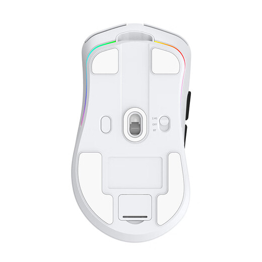 宏碁（acer）暗影骑士三模无线双8K游戏鼠标轻量化办公电竞 7键可自定义3395高端引擎人体工学鼠标8K接收器 白色(3311-双2K带接收器)