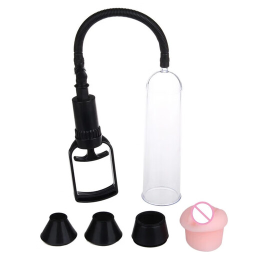 Pression négative Sole-Firm Dispositif de pénis négatif Trainer exercice pour les hommes pour devenir plus grand, long et épais Airplane tasse pompe à vide JJ court A15042 Dispositif auxiliaire de charge