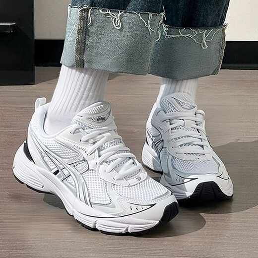 亚瑟士（asics）休闲鞋男鞋女鞋2025新款GT-2160减震运动鞋情侣复古老爹鞋 1203A275-110/白色/银色/主图款/ 36
