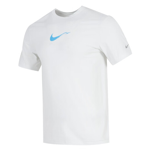 Nike (NIKE) T-shirt men's summer new sportswear running fitness casual clothes trendy top round neck short sleeves HV4882-121 S