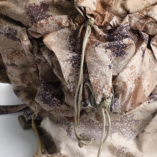 Jihua 3505 New Cold Zone 01b Camouflage Backpack Large Capacity Life Carrying Supplies Marching Training Camping Waterproof Large Backpack Starry Sky Desert 100L-Large Capacity Backpack