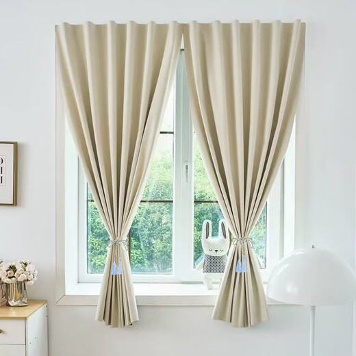 Jingxun Curtain Velcro Blackout Self-adhesive No-Punch Installation Blackout Cloth Sun Protection Insulation Shade 100*120cm