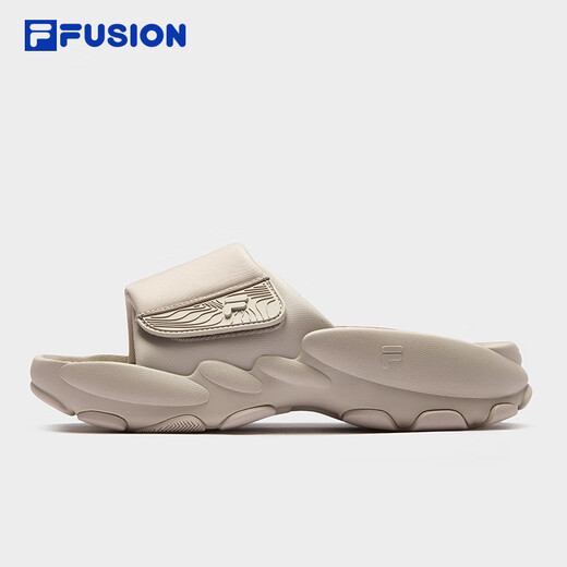 FILA FUSION斐乐潮牌男鞋ANTS SLIPPER拖鞋2025夏季新款蚂蚁拖鞋 羽毛灰-FG 42