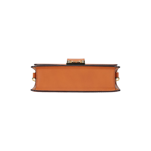MCMAren Visetos Presbyterian full-print chain Cowhide leather box bag one-shoulder crossbody bag Mini basic package (bag + dust bag)