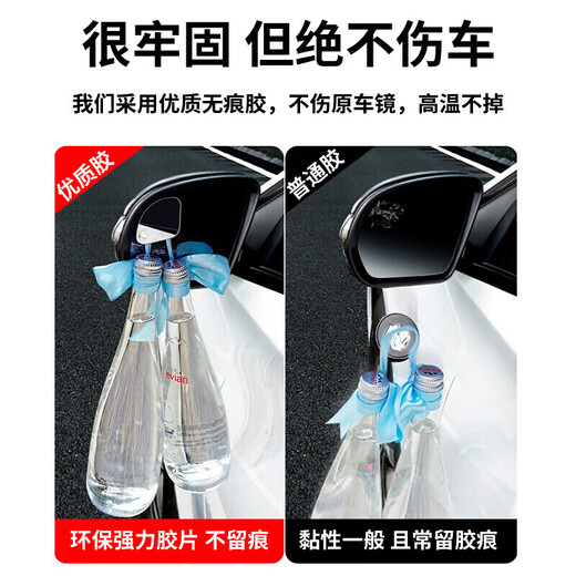 耶格尔德国品质汽车后视镜倒车小圆镜360度高清防水广角盲区反光辅助镜 超清防水【备注车型+年份】