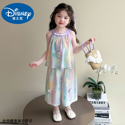 Disney Baby Girls traje 2025 nuevo traje de verano de moda