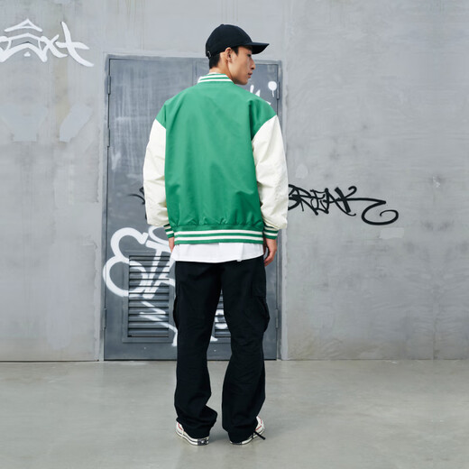 匡威（Converse）匡威 春日外套男女同款学院风棒球服夹克 10026912-A02 2XL