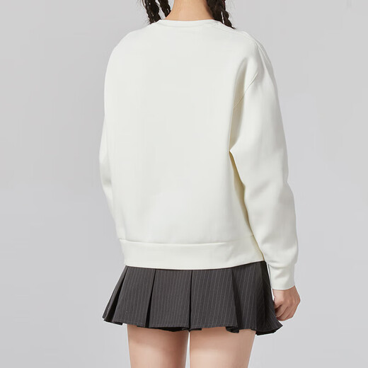 阿迪达斯 （adidas）女装运动套装春新款时尚休闲圆领卫衣套头衫 宽松针织长裤 两件套 JJ3577+JJ3561 S