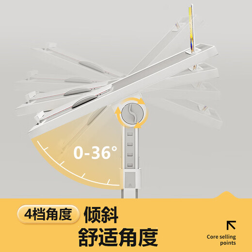 Yiman bed table lifting study table computer table folding table adjustable desktop table legs large desktop dormitory dormitory student lift flip + card slot 60*40cm | Yahei