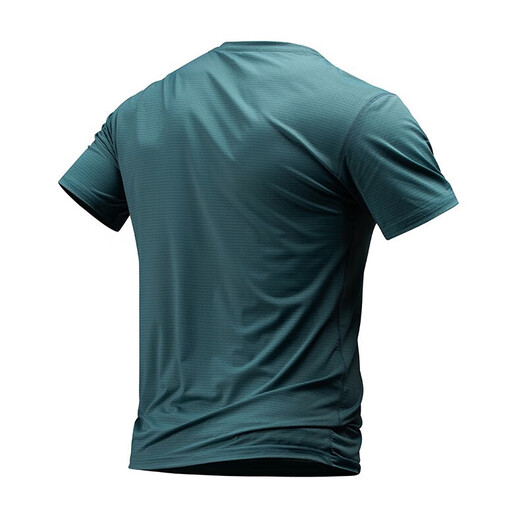 
2025 Men's Multicolor Sports Fitness T-shirt Quick Dry Ice Silk Large Size Loose Short Sleeve Round Lead Running Training 3527 Bean Green 2XL 140-155Jin [Jin equals 0.5 kg]