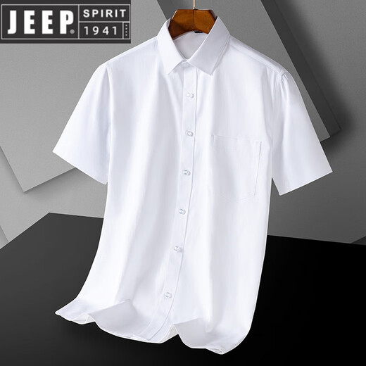 Jeep Spirit Daddy Sommer Kurzarm Shirt Top 2025 Neues lässiges loser Herrenhemd Daddy Kurzärmler Kleidung DX6623 38 (Gewicht von -120 Jin [Jin ist gleich 0,5 kg])