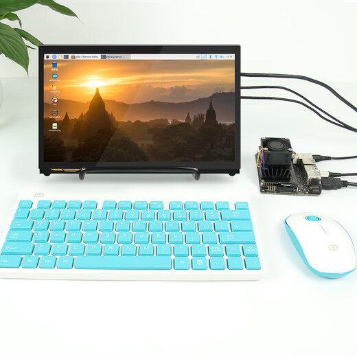 Chuanglebo Raspberry Pi 5 display 4b display screen HDMI LCD screen IPS Maker Education 8-inch high-definition touch screen