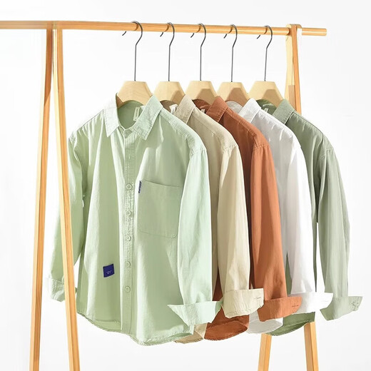 Semir Teenager Langarmes Hemd Herrenmarke Brand Cotton Shirt Frühling und Herbst Arbeit Jacke 2025 neuer Stil 6625 Grün 2xl 2xl
