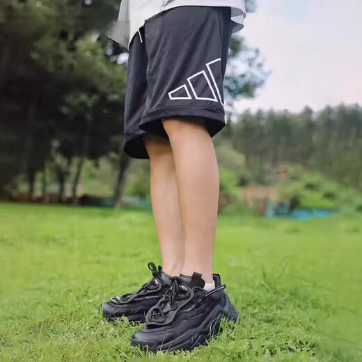 阿迪达斯 （adidas）男子足球健身速干透气五分裤训练运动短裤GK9602官方旗舰正品 IC1484经典速干黑条纹 S