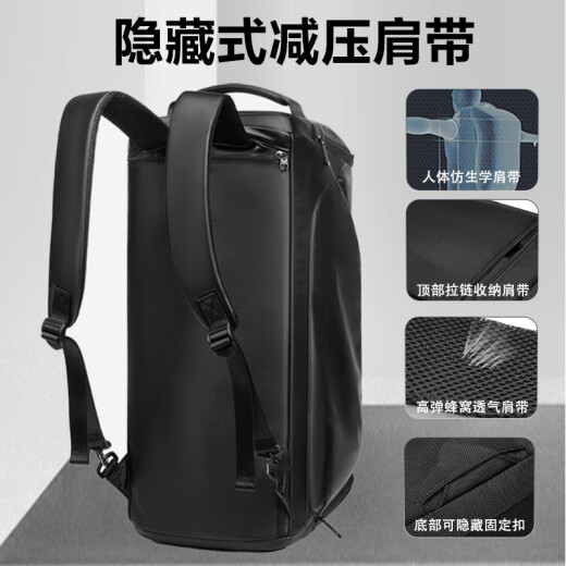Victoriatourist Travel Bag de Bolso de gimnasia de gran capacidad para hombres Sports Gym Bag See Separation Separación de negocios de corta distancia V7085