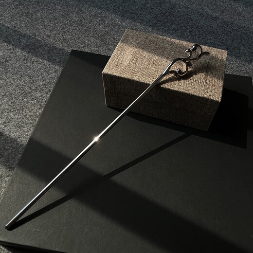 MHFDO Old Phoenix 999 sterling silver retro classical sprout hairpin Chinese style hair accessories cheongsam Hanfu hairpin A013 retro sprout hairpin 16cm