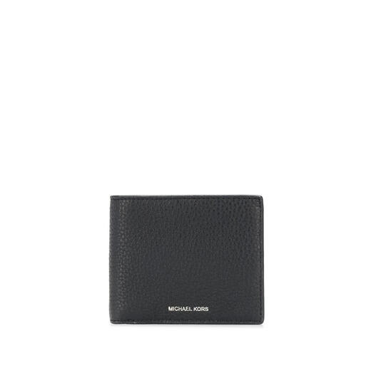 MICHAEL KORS selected cowhide men's wallet with coin bag business wallet clutch bag small storage wallet black OSUNICA