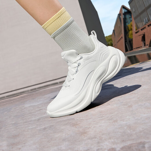 361 Sports Shoes Women's Autumn Water-Repellent Linfox Casual Soft Sole White Jogging Shoes Women 682532244-1