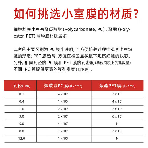 6孔12孔24孔 PC/PET膜细胞小室培养板 transwell凌 12孔 3.0um 聚脂PET 膜 14222