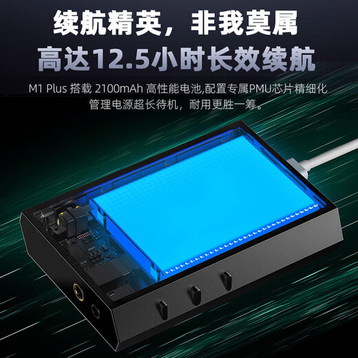 SHANLING M1Plus HD Lossless Music Player MP3 HiFi Lossless Compact Portable DSD Decoding Two-Way Bluetooth Moyan Red + 128G Memory Card