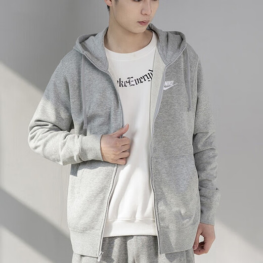 耐克（NIKE）男装 夏季新款户外骑行服舒适跑步运动服连帽休闲上衣夹克风衣 BV2649-063 M L【175-180c130-140斤】