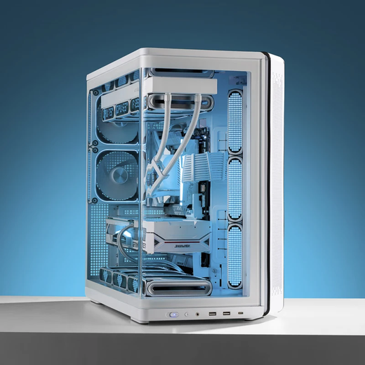 Patriot (aigo) Xingcanchen White Ocean View Chassis + Xingcan Rubik's Cube 360 Water Cooling White (Chassis Water Cooling Set)