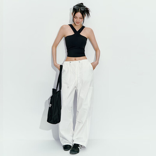 LULUUVTTOH all-in-one halter neck yoga bra for women summer new Pilates vest sports outer fitness wear black L