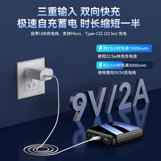 Super Horse Direct Sales National 3C Certification丨Can be used on airplanes Super fast charging large capacity power bank portable power bank 20000 mAh suitable for Huawei and Apple iPhone17 New 3C certification 2.0 standard fast charge + exclusive version - high-quality battery cells New 3C certification/same day and next day delivery Recommended top version丨can be used on airplanes