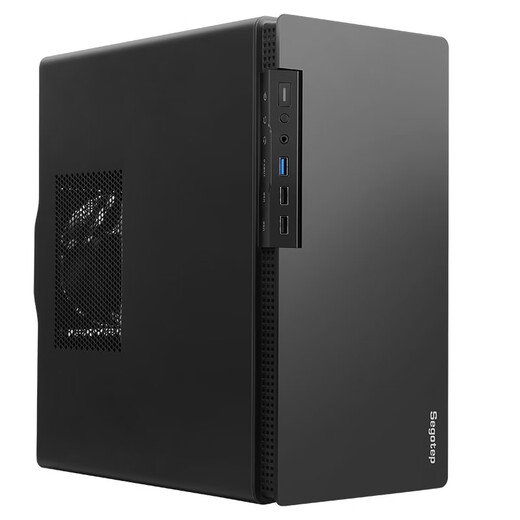 AMD A8 office and commercial desktop computer host with monitor, home financial cash register desktop computer game host DIY assembly machine 2 A8+16G+256G+HKC 23.8-inch screen