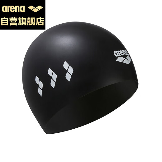 Arena swimming cap, high elastic fit, waterproof, non-stretching silicone fashionable adult durable swimming equipment black 5601