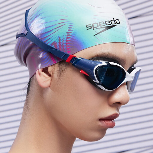 Speedo Wangshun same style swimming goggles cloud sense 2.0 Biofuse flexible and comfortable high-definition anti-fog fit for men and women Glacier Blue (non-coated)