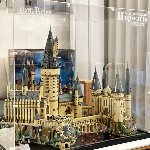 Lego Hogwarts Castle Harry Potter Series Boys and Girls Building Blocks Birthday Children's Toy Gifts Value Disney Castle 9866+Light Edition