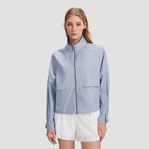 Descente Womensstudio Serie Stand Collar Textur gewebte Top Jacke Frauen Stil WT-White L.