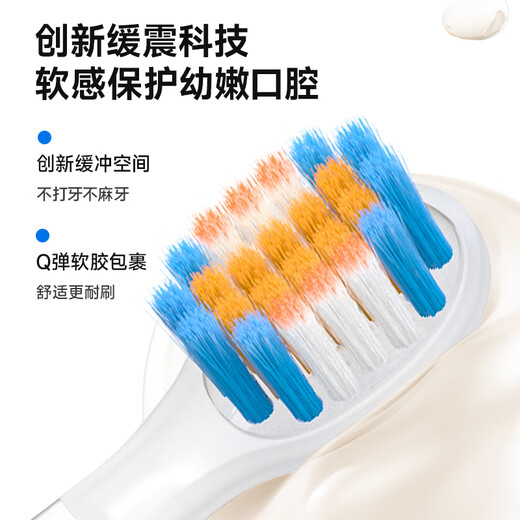 Dong Nailun adapts to usmile smile plus children's electric toothbrush head A10/Q10/Q20/Q3/Q3S/Q1/Q4 universal 6-piece replacement head