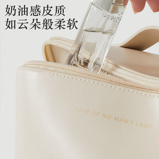 Cosmetic bag portable toiletry storage bag large capacity waterproof travel toiletry bag toiletry bag travel storage bag white