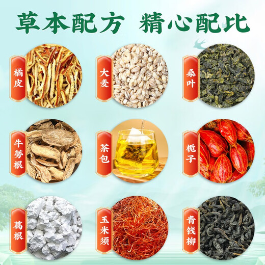 北京同仁堂青钱柳玉米须桑叶茶非降三血高糖脂熬夜官方官网店官网 2盒【效果好】