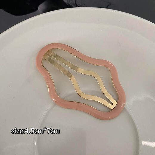 Manfuyu cloud hair clip high-end hollow broken hair bb clip forehead bangs female side clip hairpin hair clip for the back of children's head cloud side clip random 2 pieces