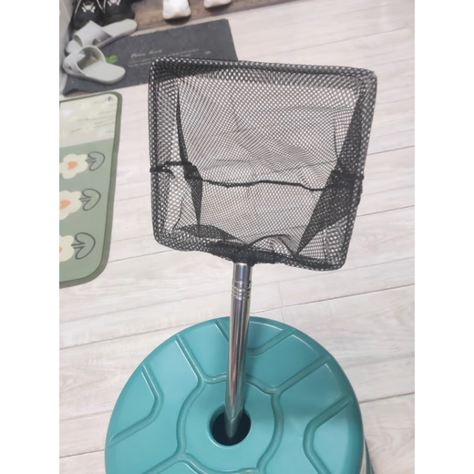 FANCYCHIC Fishing Stainless Steel Fishing Net Fishing Net Square Fish Tank Net Pocket Goldfish Telescopic Ornamental Fish Hand Net Aquarium 0.83m 20cm Telescopic Type S Total Length Net Depth