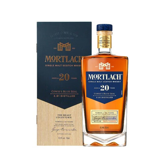 慕赫苏格兰单一麦芽威士忌 礼盒装 进口洋酒 20年 700ml