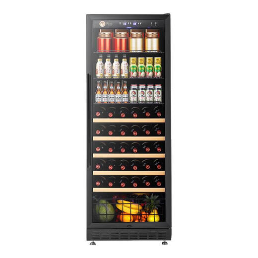 Bacchus ice bar 270-760 liters wine cabinet embedded large capacity living room refrigerator beverage wine constant temperature cabinet constant humidity fresh cabinet tea cabinet office home air-cooled frost-free 270 liters 1.64m high