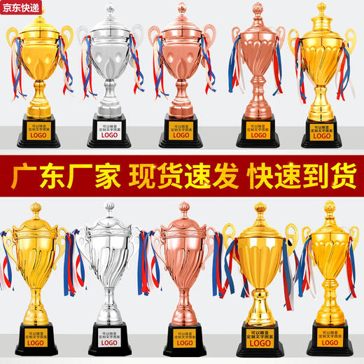 Blaue Farbe HE Metal Trophy Customized Schriftzug Crystal Football Basketball Creative Games Medal Kindergarten Schüler Wettbewerb 9902 Titel