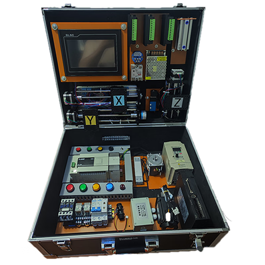 SANLING PLC learning chassis FX3U test box programming teaching and training automation controller PLC learning kit Package B-full set + complete production line + personal design of 1 piece of equipment Video course teacher guidance_Ten-axis reprocessing industrial camera vision_Original Mitsubishi 3