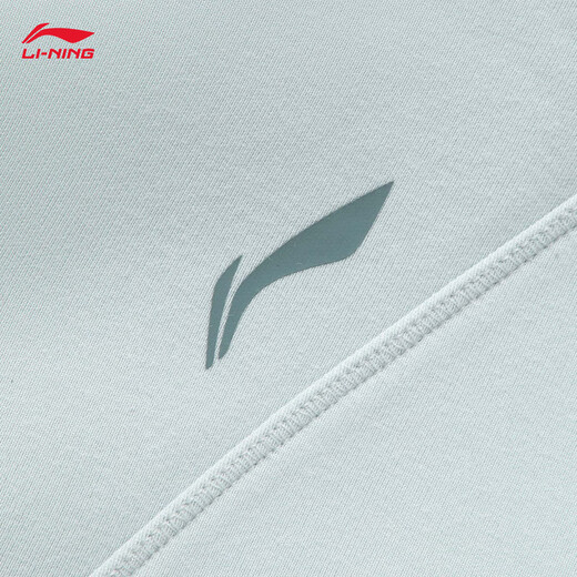 Толстовка на молнию Li Ning Женская 25 осенний фитнес -капюшон кардиган модный модный модный модный случай повседневного спорта Top AWDVC32